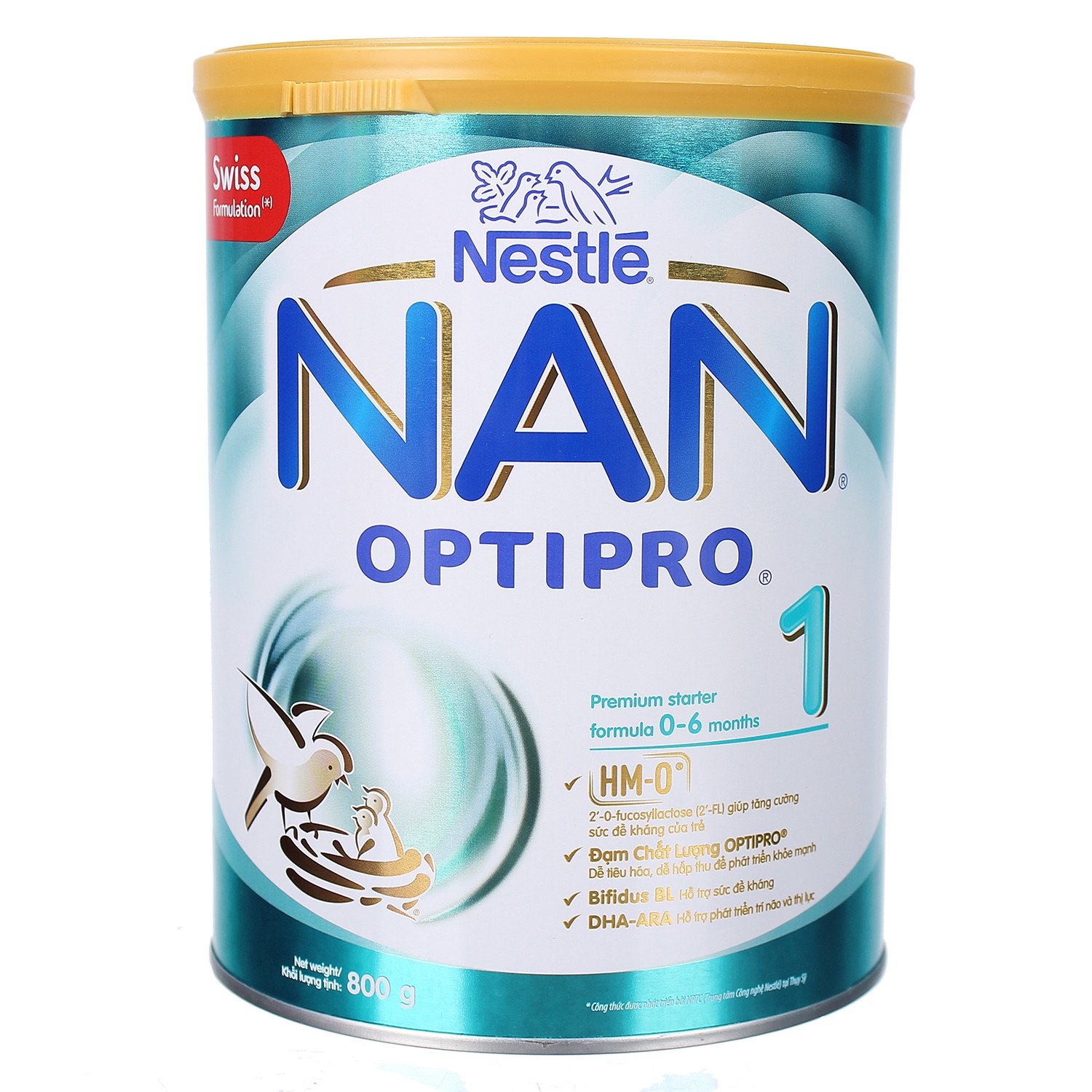 Sữa bột Nan HMO Optipro số 1 800g