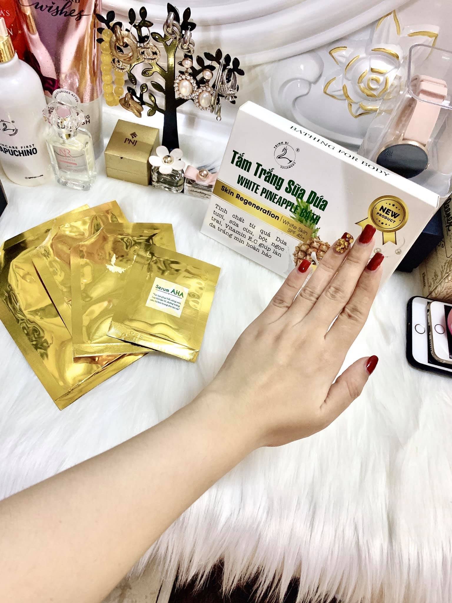 SET Tắm Trắng Dứa WHITE PINEAPPLE BATH