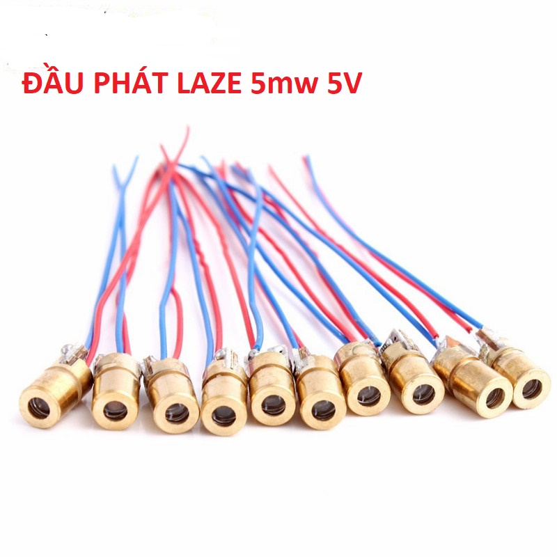 2 Đầu phát Laser 5mw 5v 6mm