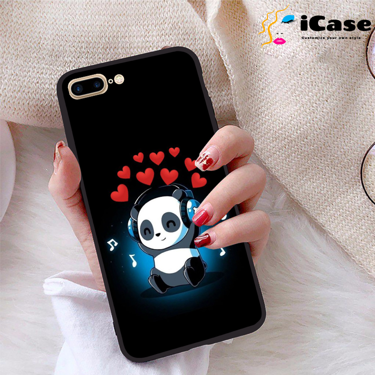 Ốp lưng iPhone 7 Plus viền dẻo TPU BST Panda