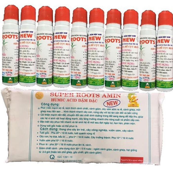 10 lọ phân bón kích thích ra rễ Root New - 20ml