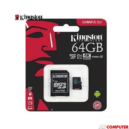 Thẻ nhớ Kingston 32GB/64GB microSDXC Canvas Go không áo - SDCG2/32GBSP