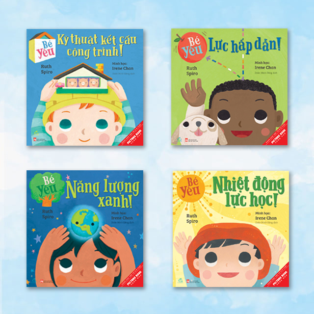 Quảng Văn - Sách Combo Song ngữ Bé yêu khoa học phần 1 (4 cuốn)