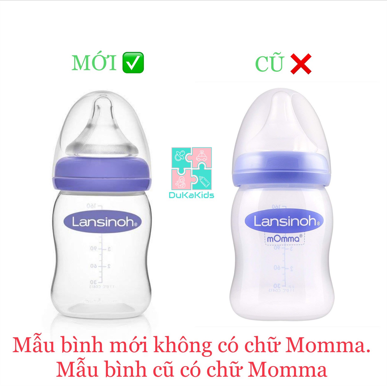 Bình sữa Lansinoh núm mềm dung tích 160ml và 240ml (thích hợp tập ti bình cho bé)