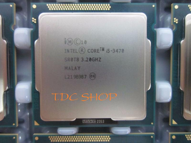 Bộ vi xử lý Intel Core i5 3470 3.30GHz(up to 3.8GHz, 4 lõi, 4 luồng), Bus 1066/1333/ 1600MHz, Cache 3MB  + Tặng Keo Tản Nhiệt