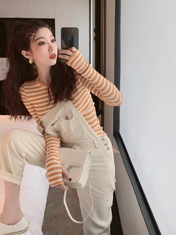 YẾM QUẦN KAKI MÀU ĐEN UNISEX (2 TÚI TRƯỚC NGỰC)