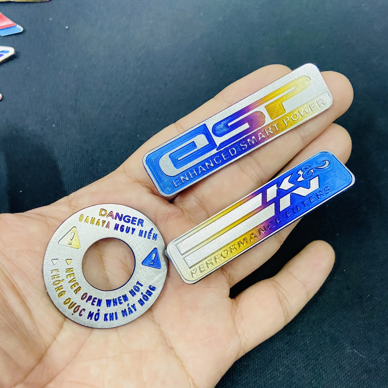 [HCM]Tem logo titan ESP dán pô e các dòng xe Vario Click Vision AB