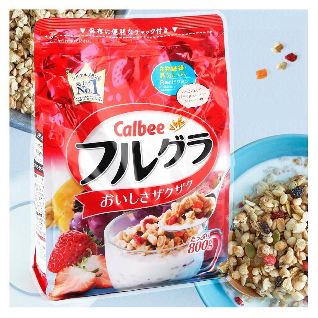 Ngũ cốc dinh dưỡng Calbee Nhật Bản 800g