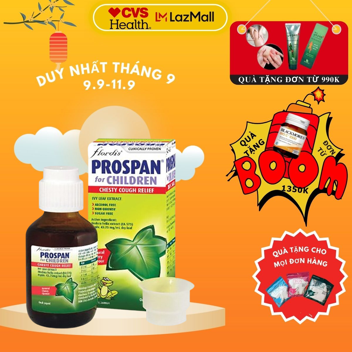 Siro ho Prospan For Children ( Hàng Đức)