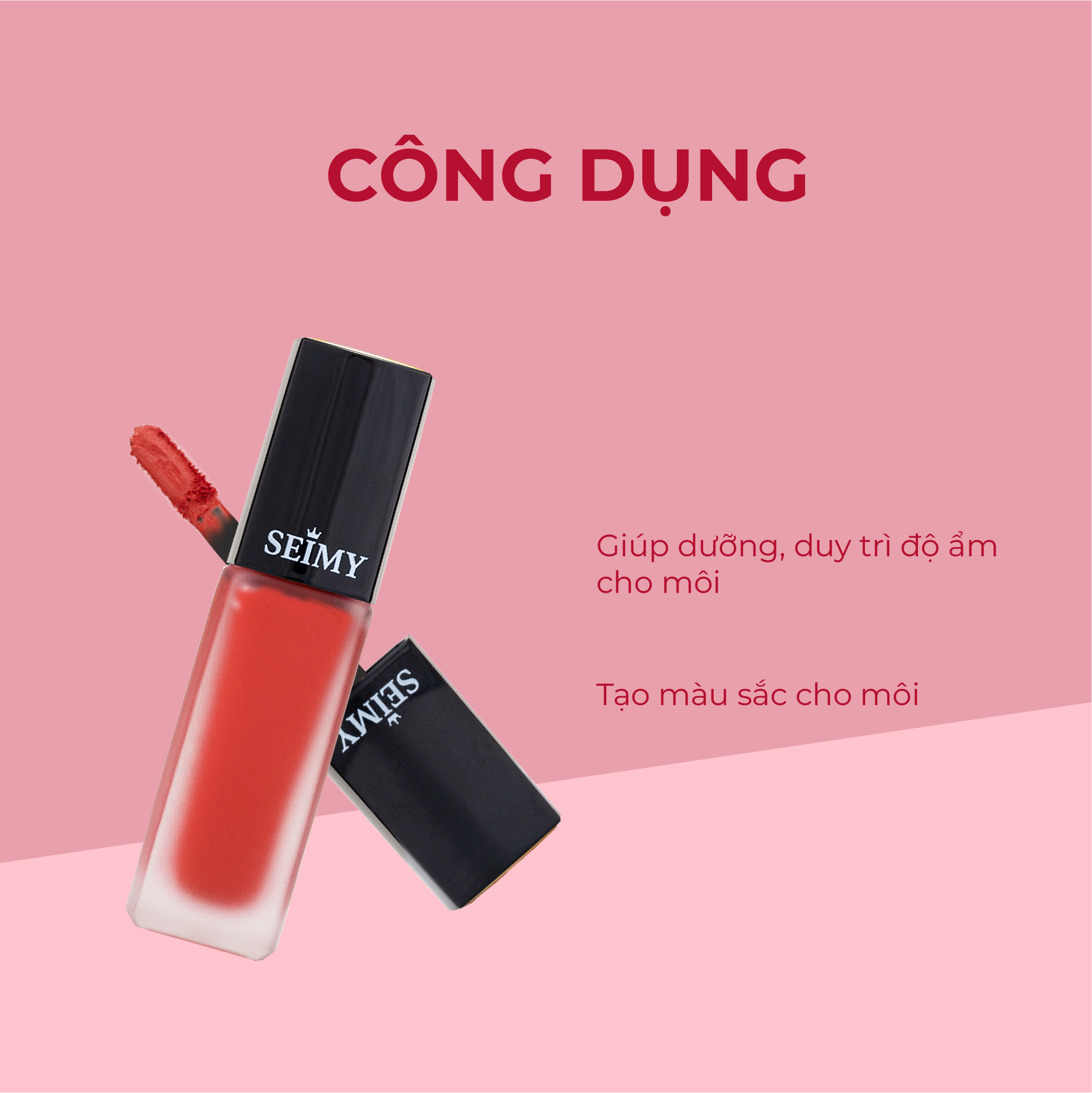 Son kem lì SEIMY - Princess Lipstick Matte 5g