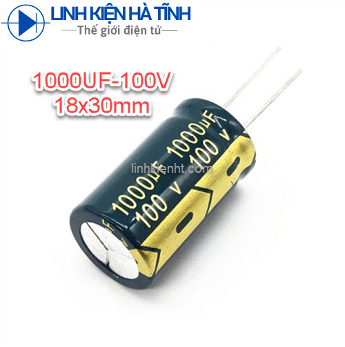 Tụ hóa 100v 1000uf 1000uf 100v kích thước 18x30mm