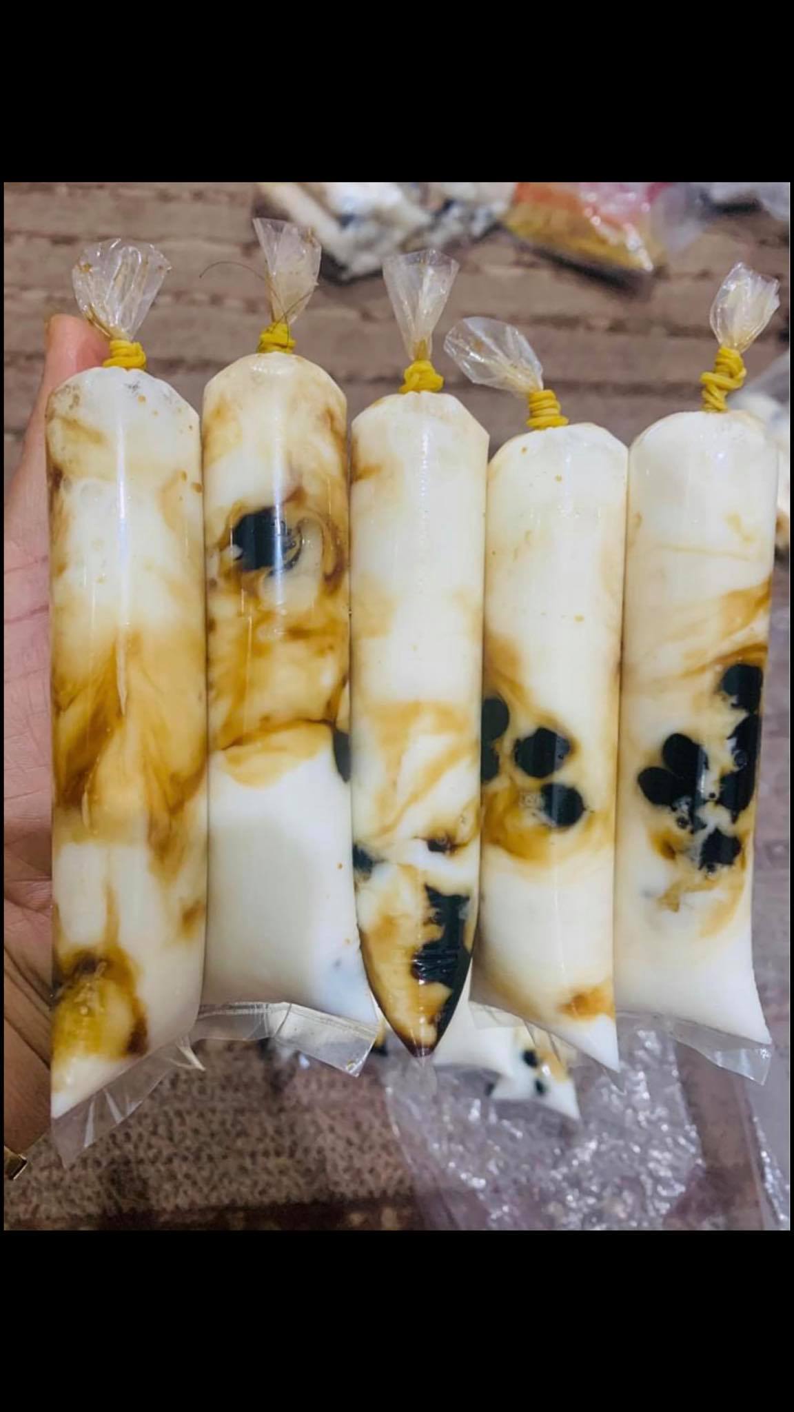 0.5 kg Túi đựng sữa chua , kem size 4*16