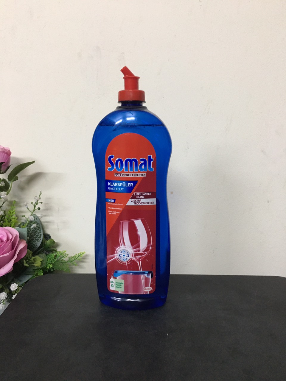 Nước trợ xả Somat cho máy rửa chén bát ( nước làm bóng ) chai 750ml