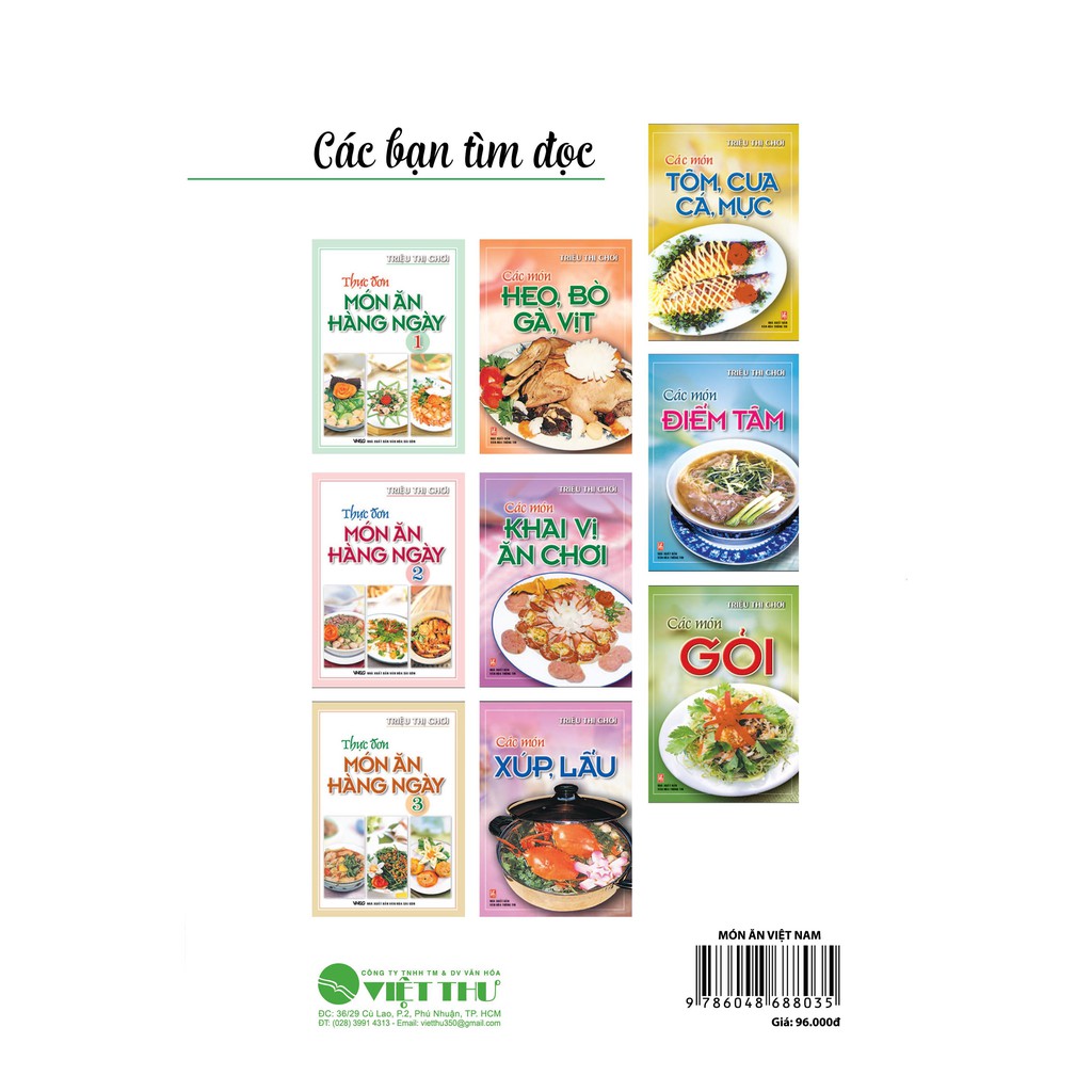 Sách - Món Ăn Việt Nam(VT)