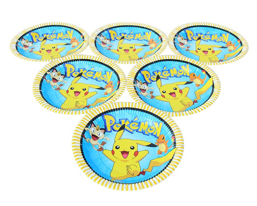 Set 6 cái Dĩa Sinh Nhật Chủ Đề Dành Cho Bé Trai