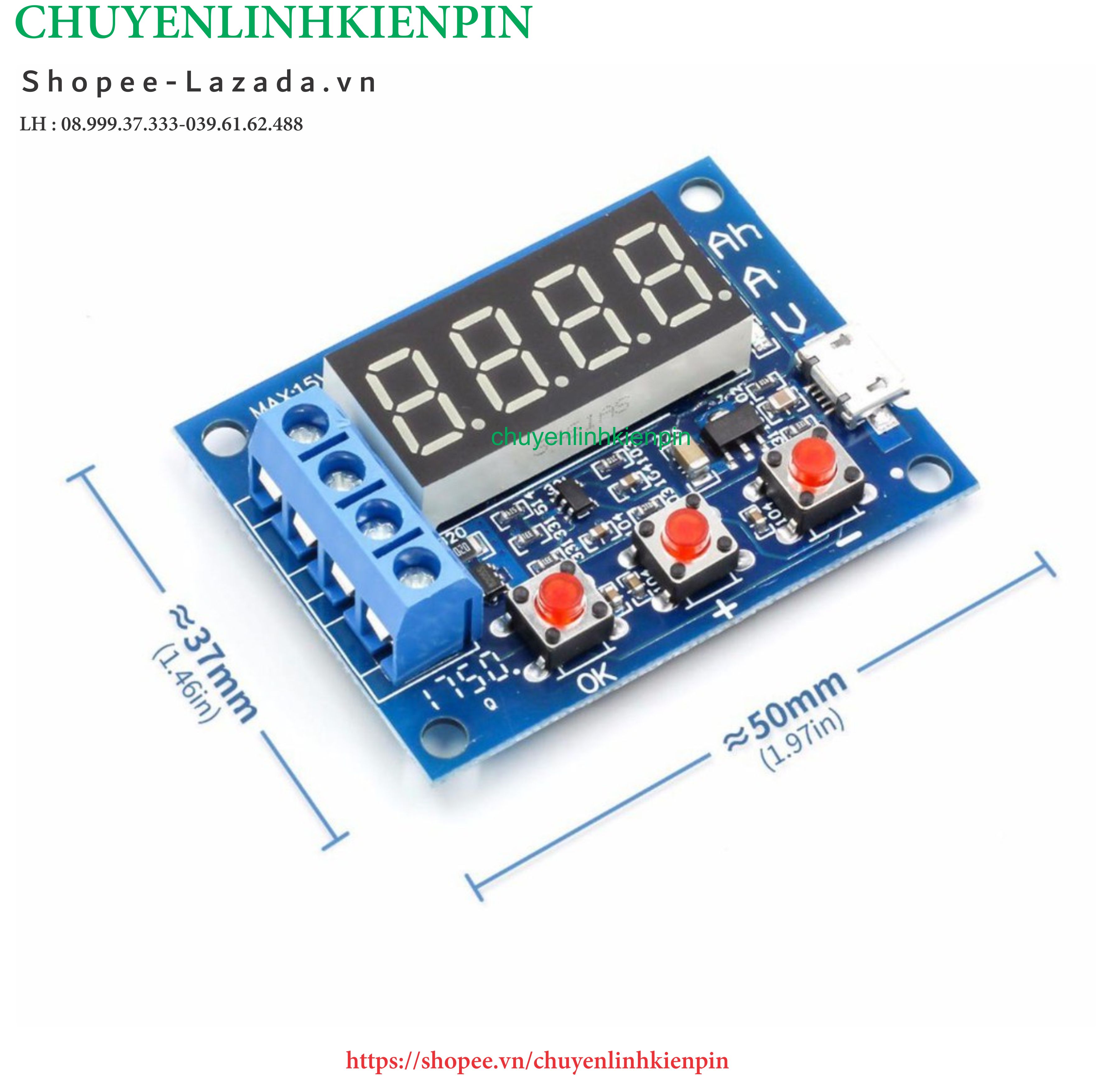 Mạch test dung lượng Pin và Acquy  ( BL64 117 )
