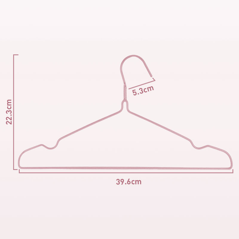 KIOOK Móc quần áo Móc phơi quần áo Móc áo 40cm dày dặn chắc chắn Bộ10