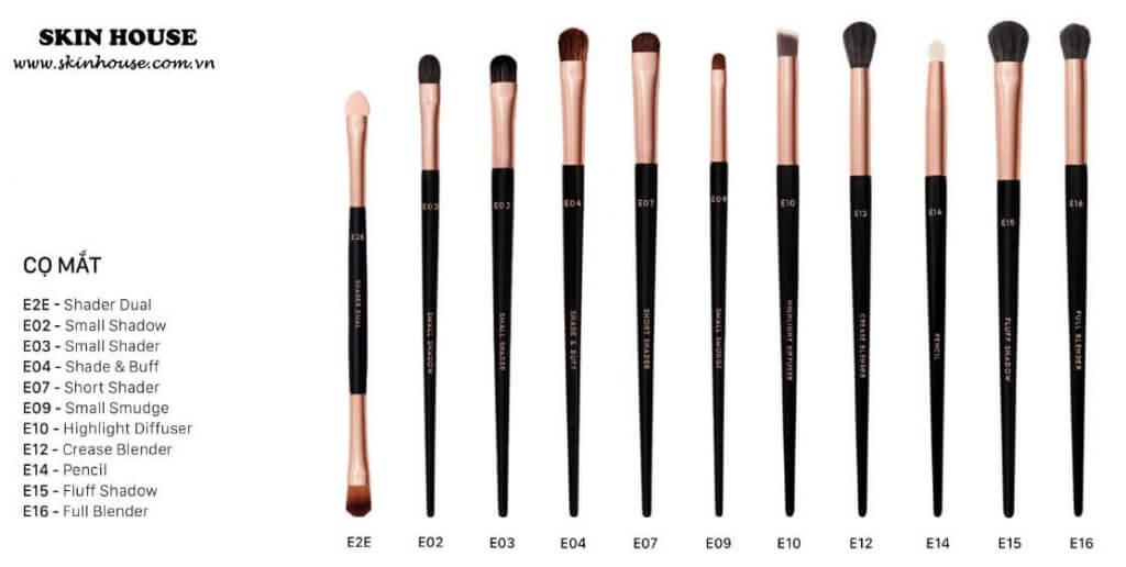 Cọ tán phấn mắt Vacosi collection Pro-makeup E-03 Shader