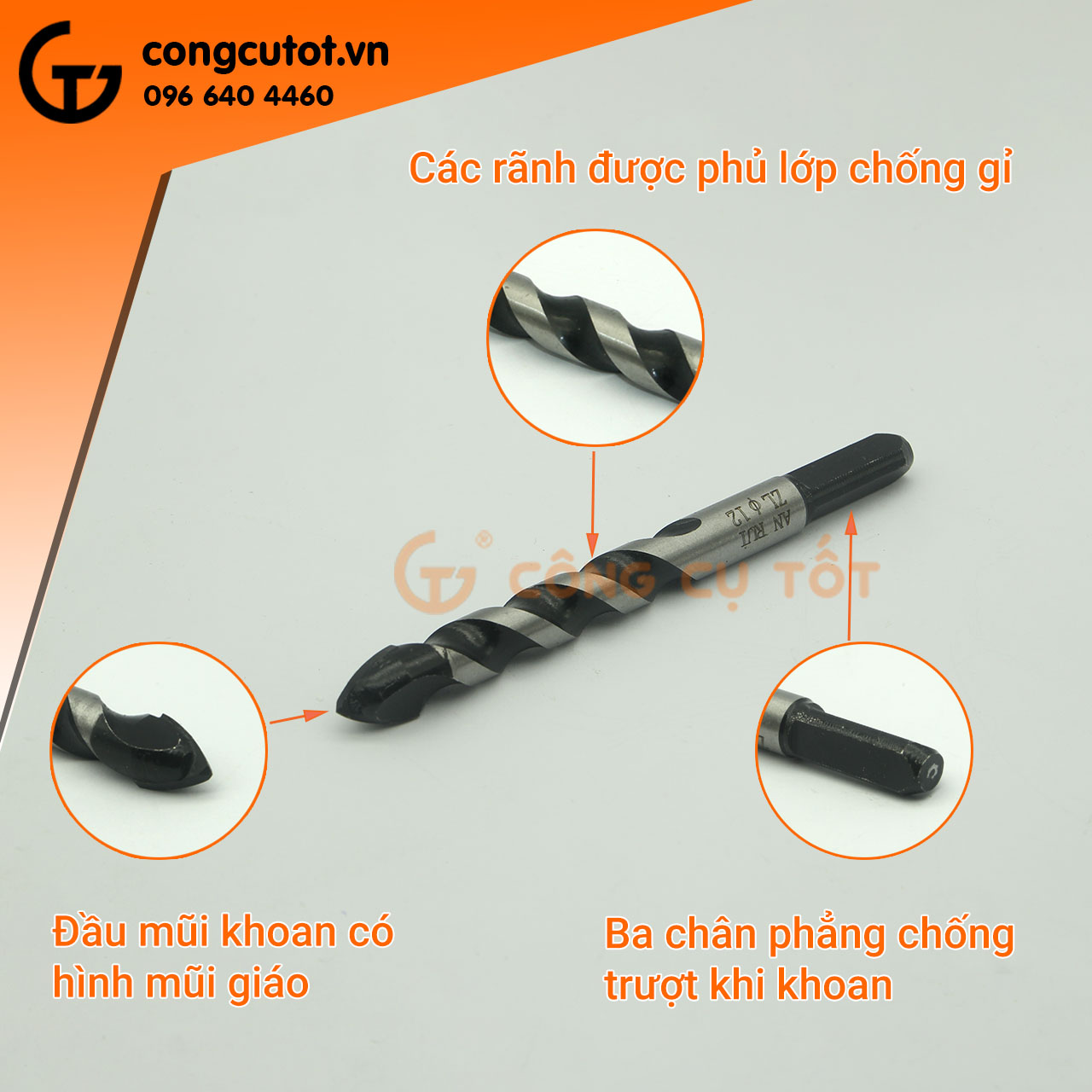 Mũi khoan đa năng các cỡ 4-12mm