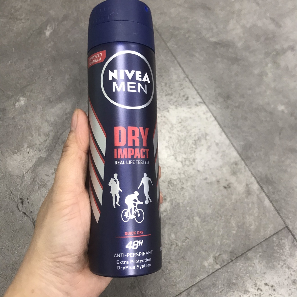 Spray deodorant body Nivea Men spray fragrance body 150ml - sịt deodorant male-the British f store