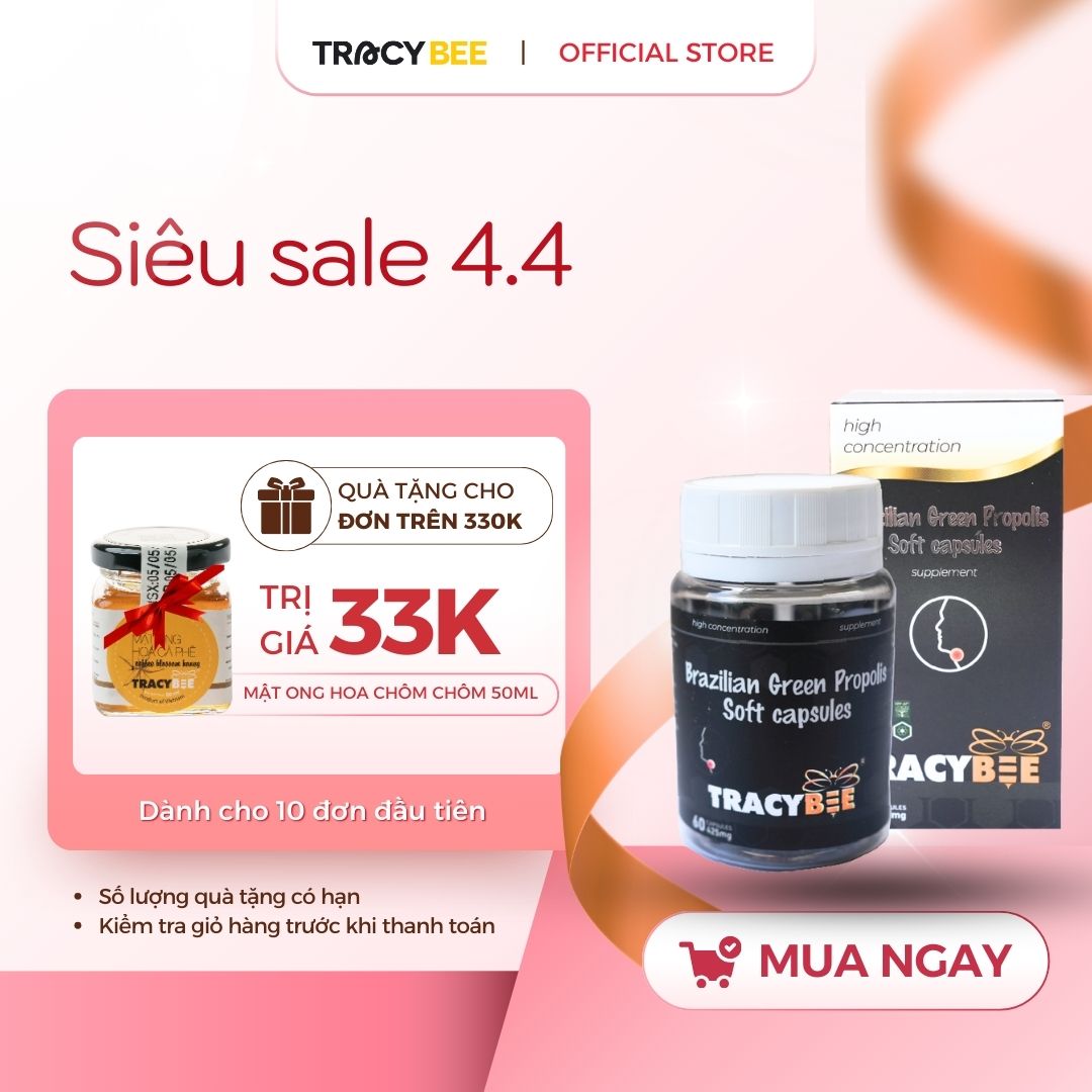 KEO ONG XANH TRACYBEE - DẠNG VIÊN UỐNG