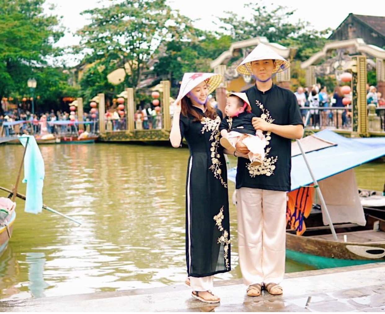 Áo Dài Thêu Cành Mai (SP01)