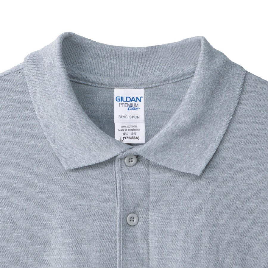 [ÁO THUN MỸ] Áo POLO Gildan màu xám [MÃ 295H-6800]