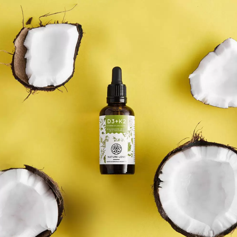 Vitamin Nature Love D3 K2 20ml, Giúp Bé Cứng Cáp Phát Triển Mỗi Ngày, Thực Phẩm Chức Năng, Nhập Đức, Hàng Chính Hãng
