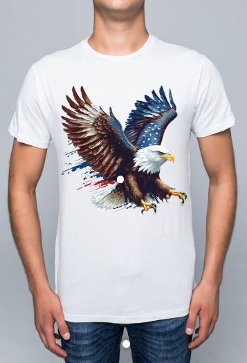 Hình ủi ép nhiệt-hình in áo- Logo American Eagle-Hình IN ÁO TẠI NHÀ RẤT ĐẸP-khuyến mãi -in pet chuyển nhiệt- ủi trực tiếp lên vải-MAJESTIC.CLO