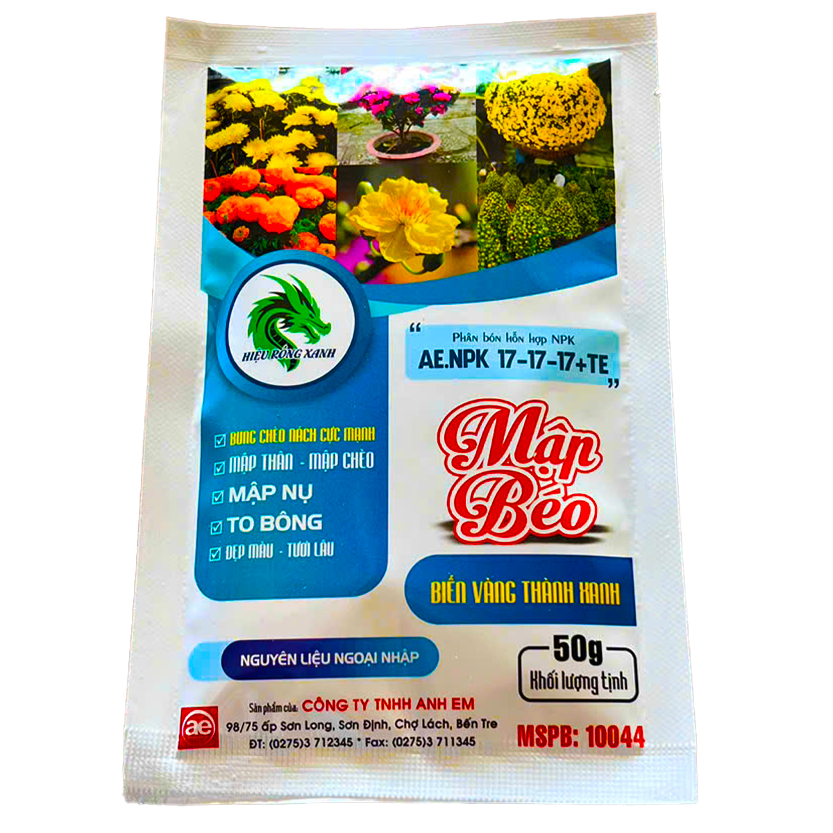 Phân Bón Béo Mập Nở Gốc Phì Gốc To Củ Mập Cọng Siêu Bung Chèo Đẻ Nhánh