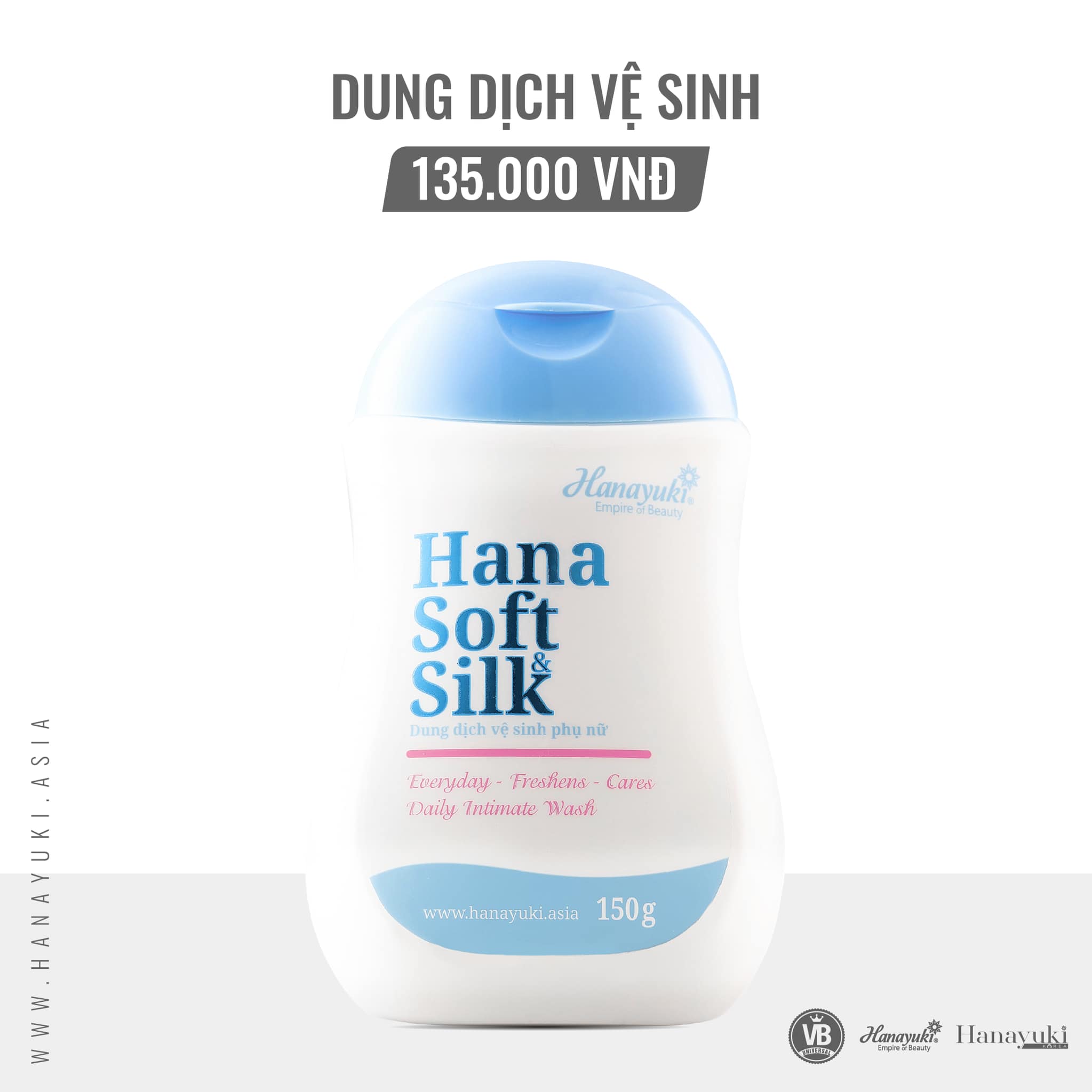 DUNG DỊCH VỆ SINH HANA SOFT SILK