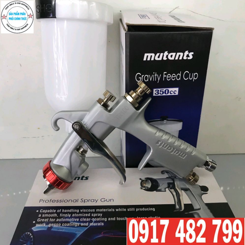 [HCM]DỤNG CỤ PHUN SƠN Ô TÔ VÀ PHỦ BÓNG PU TR100 KIM BÉC 1.3