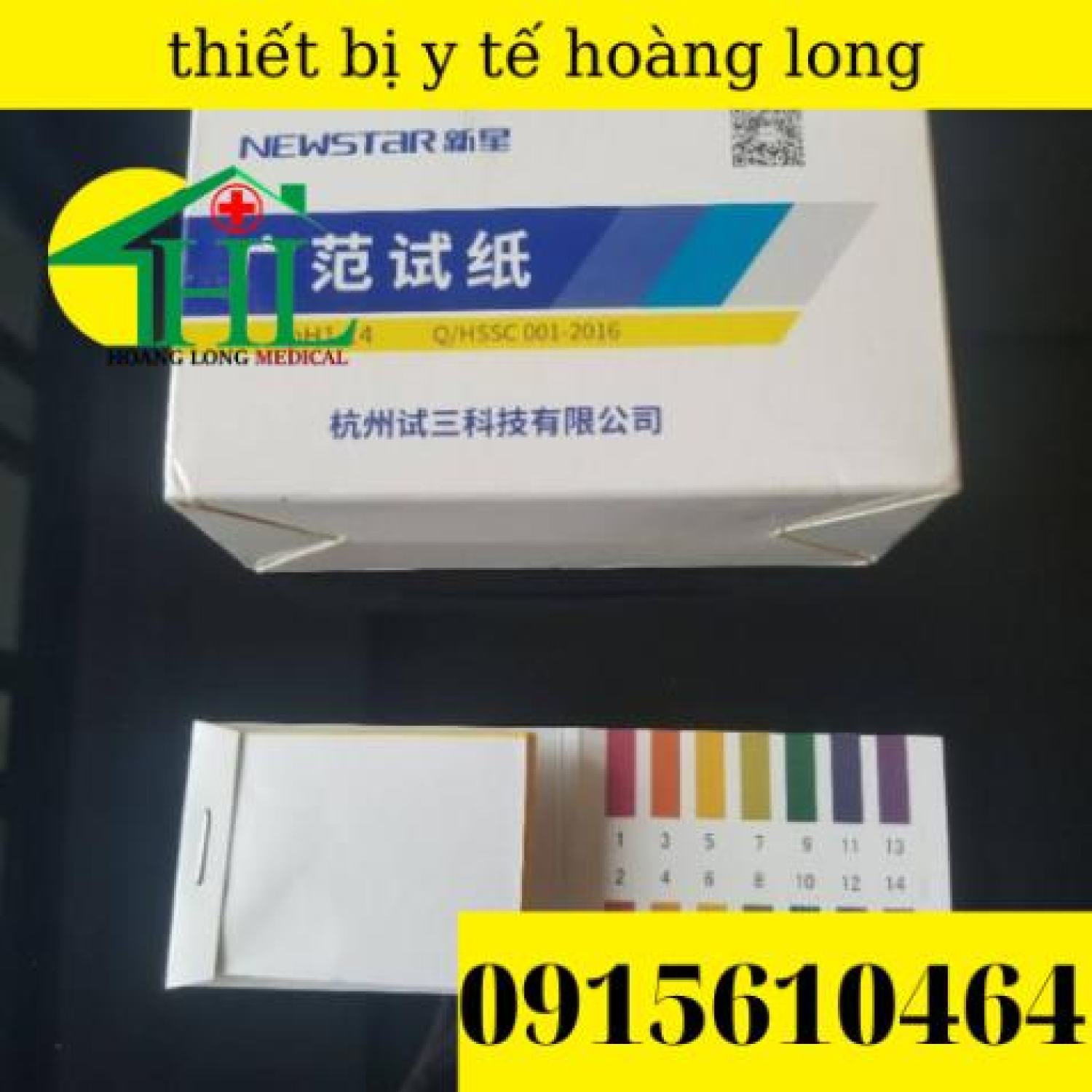Giấy quỳ tím thử độ ph thang đo từ 1 đến 14