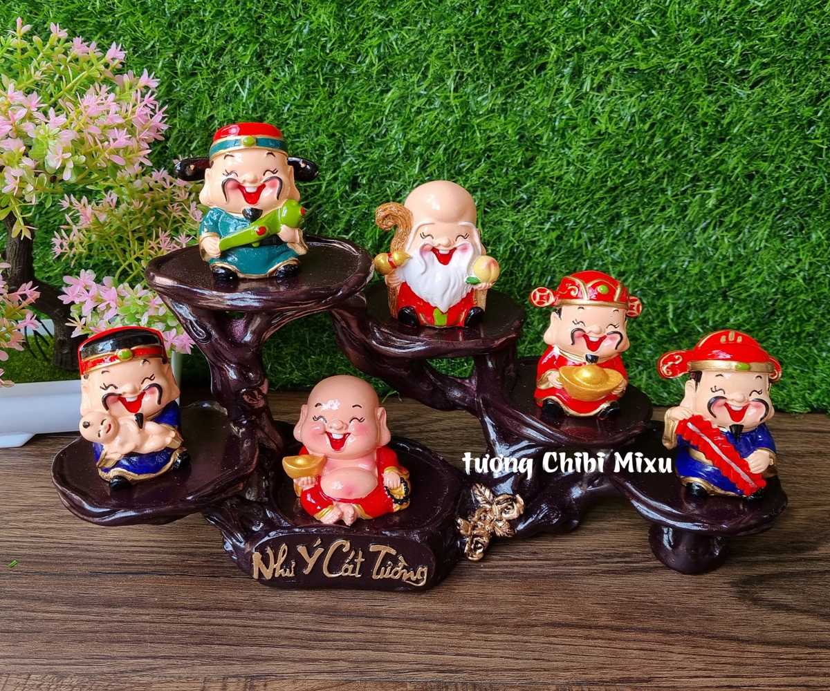 [HCM]Chân đế ngang 6 ô Như Ý Cát Tường