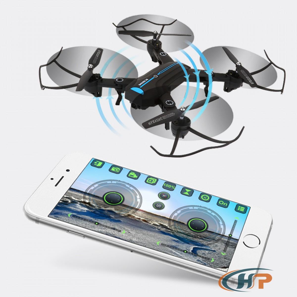 flycam A6 camera HD gấp gọn có tự bay về