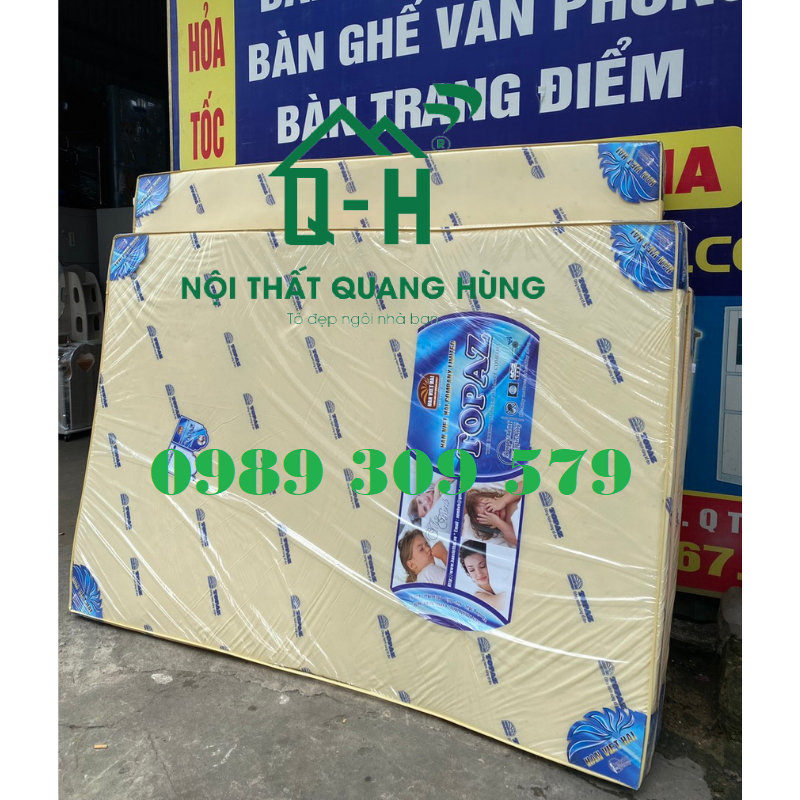 Nệm cao su non Topaz cao cấp freeship hcm