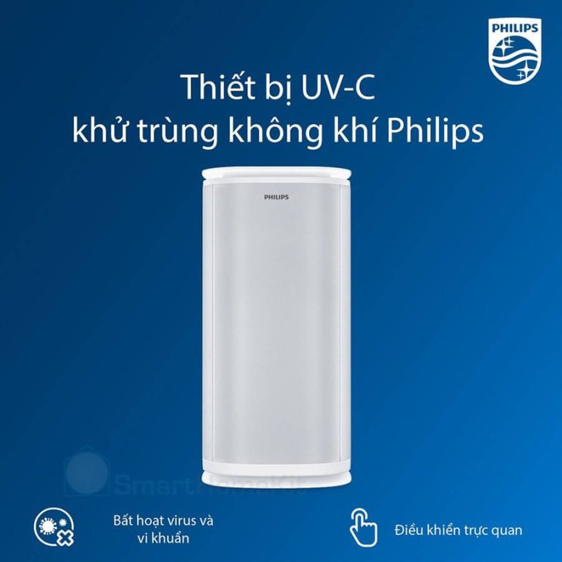 Thiết bị khử trùng không khí Philips UV-C Disinfection Air Cleaner - An toàn, tiện lợi cho cả nhà