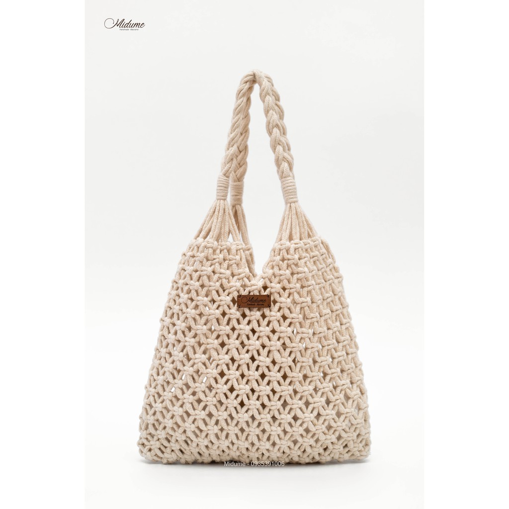 Set nguyên liệu làm túi xách Macrame - Túi Lưới