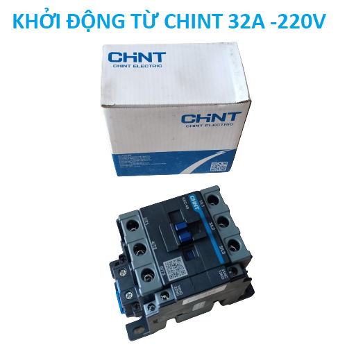 KHỞI ĐỘNG TỪ CONTACTOR CHINT NXC-32A-220V