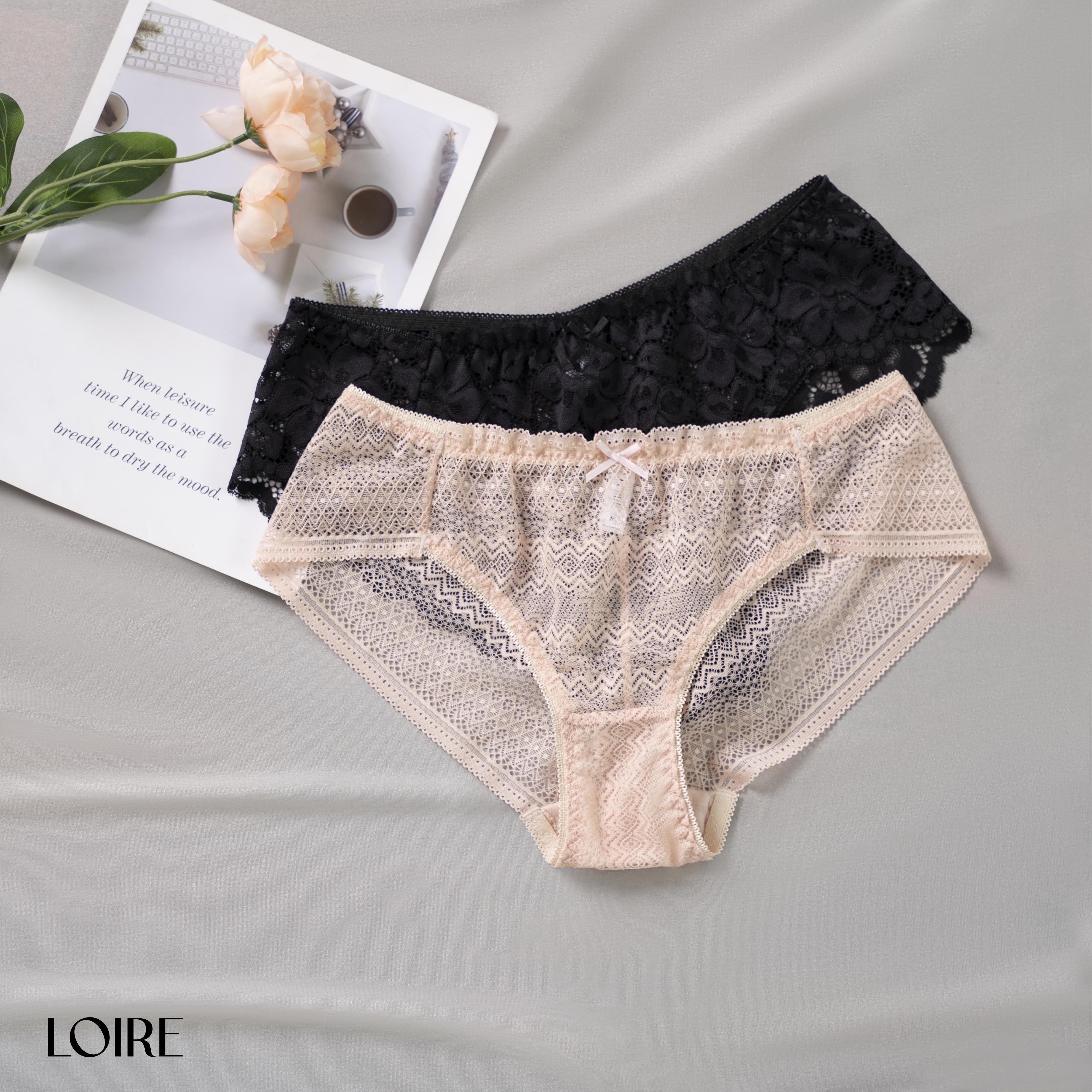 Quần Lót Ren Mịn Loirechic QLBK59