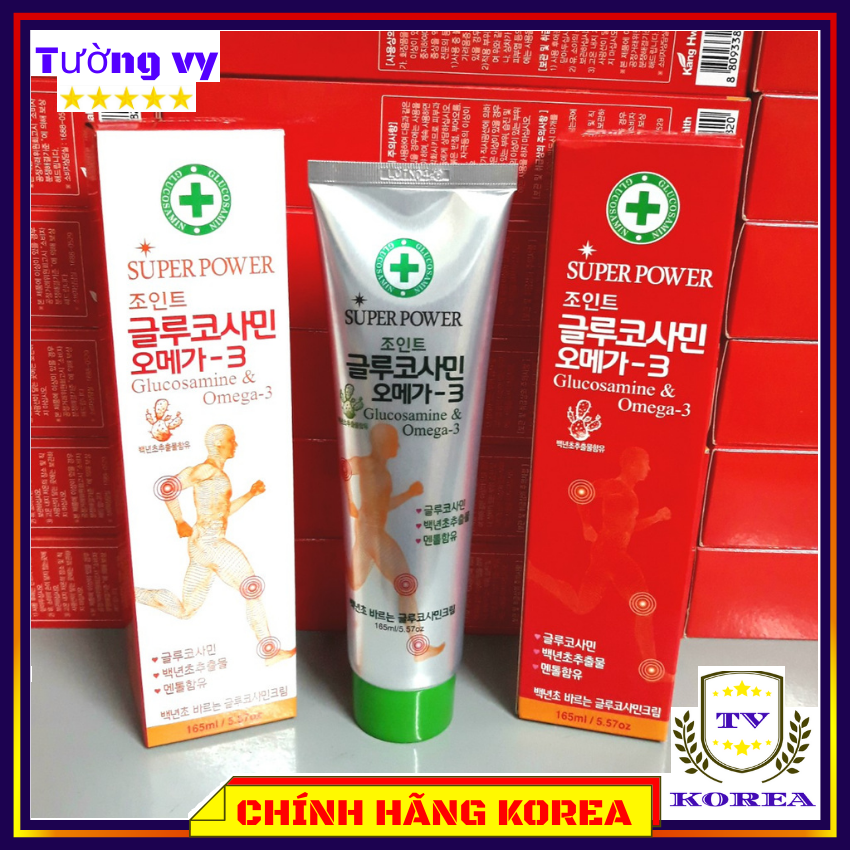 Dầu lạnh hàn quốc Glucosamine Omega 3 đặc biệt, tuýp 165ml