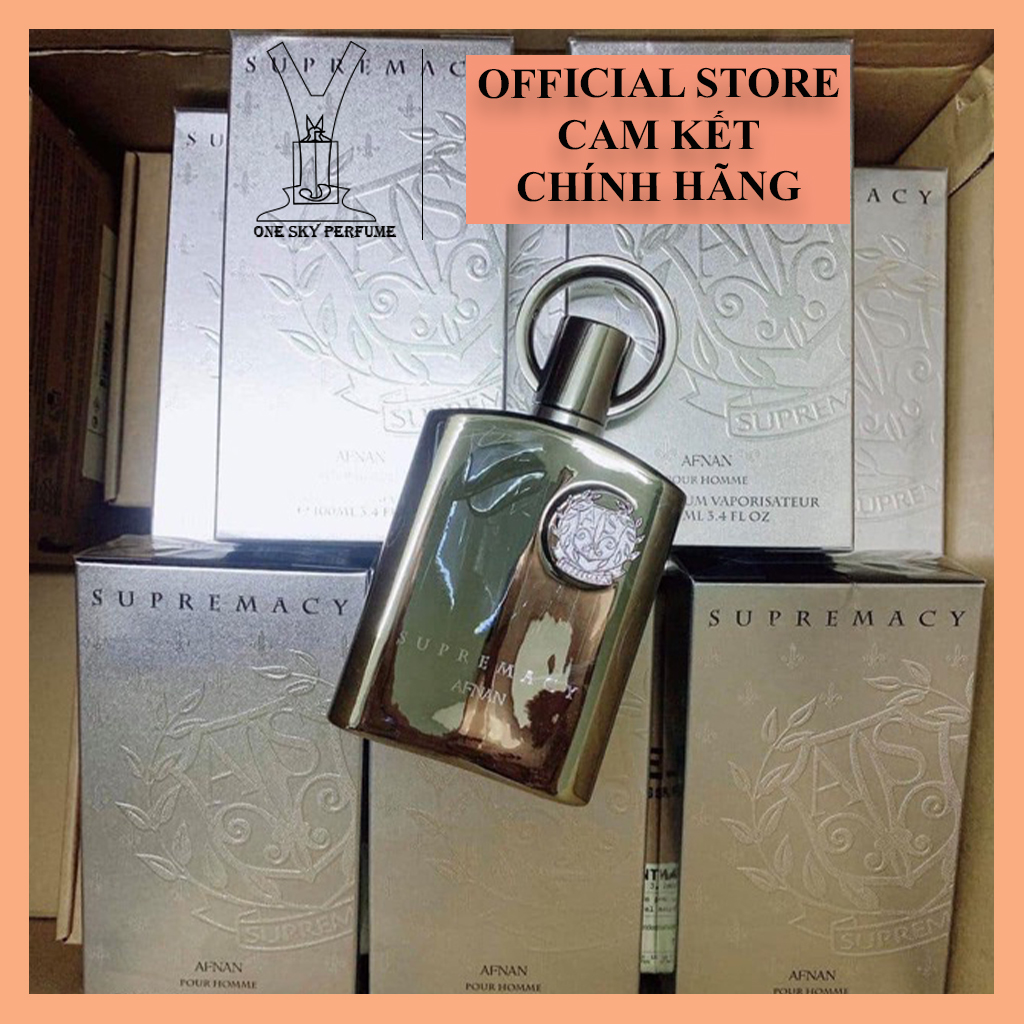Nước hoa chiết 10ml Afnan Supremacy Silver chính hãng