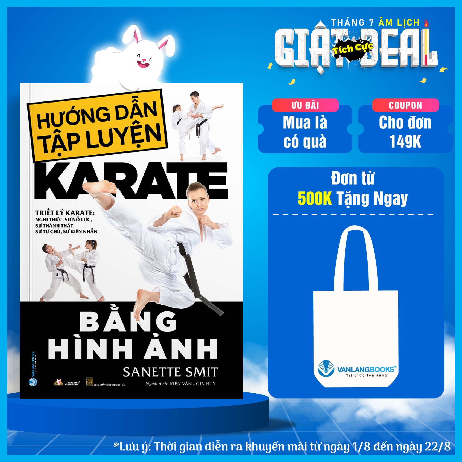 Sách - Hướng dẫn tập luyện Karate bằng hình ảnh-Vanlangbooks