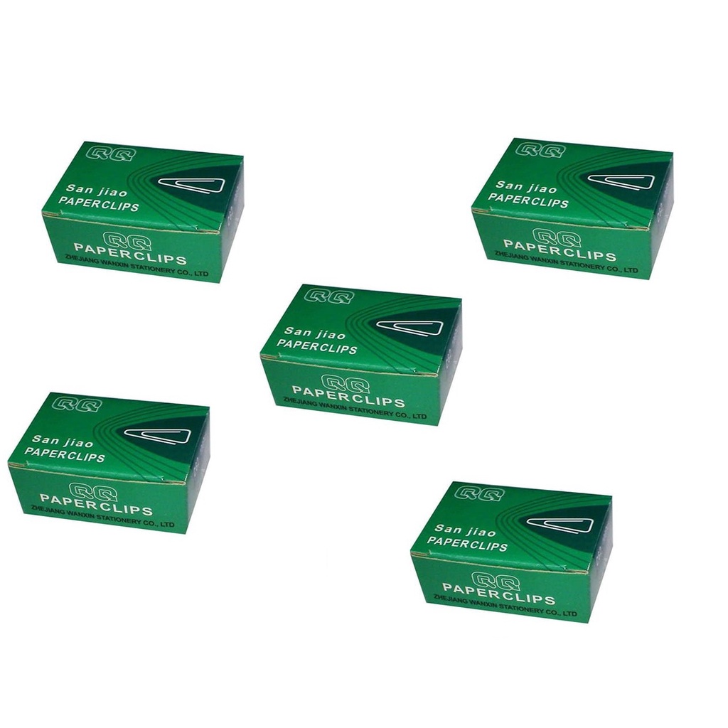 Kẹp giấy c62 nẹp tam giác ghim chữ v đủ 100 cái/hộp