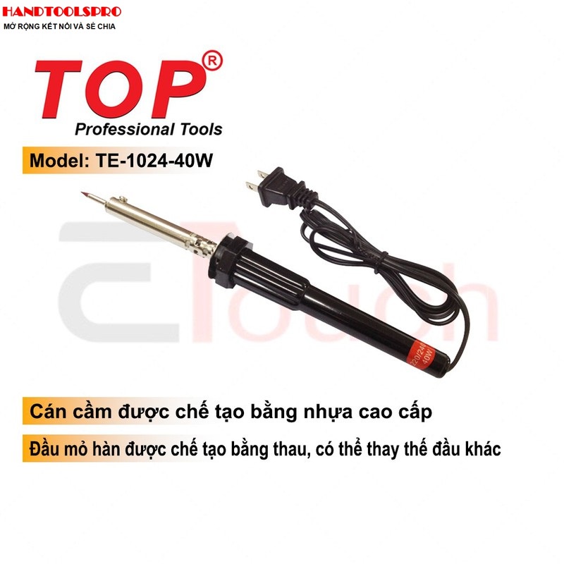 Mỏ hàn chì bằng điện 40w - 220v top te-1024-40w