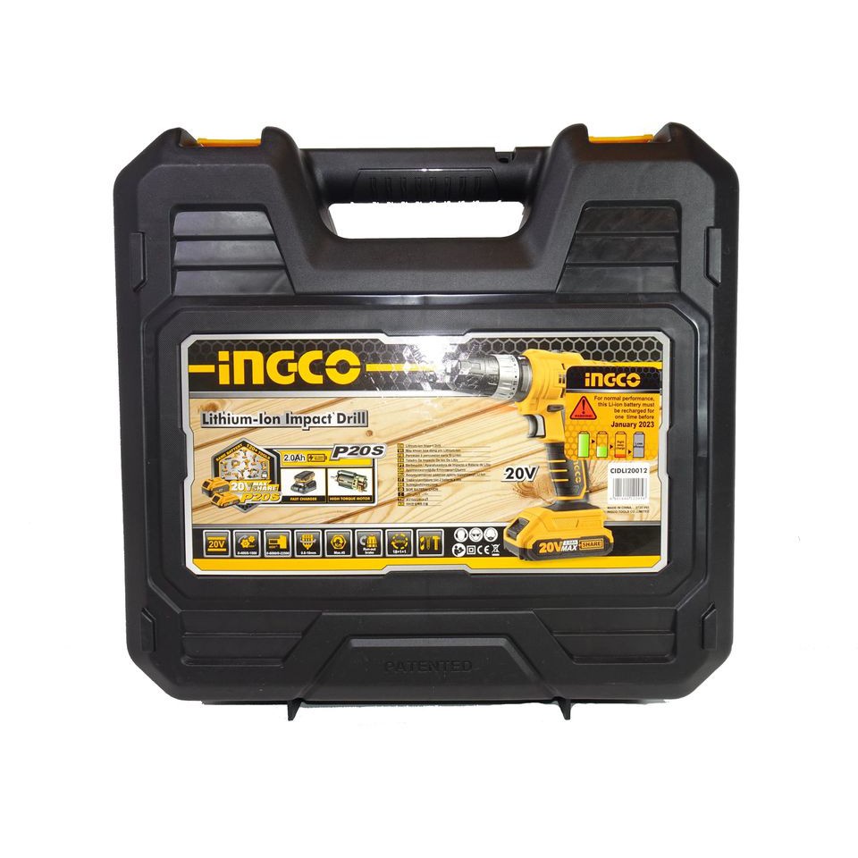 Máy khoan búa dùng pin 20V ingco CIDLI20012