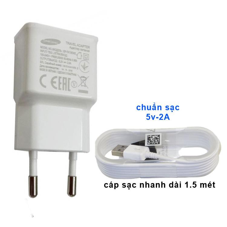 Bộ sạc 5v-2a cho samsung j7 prime - zin máy