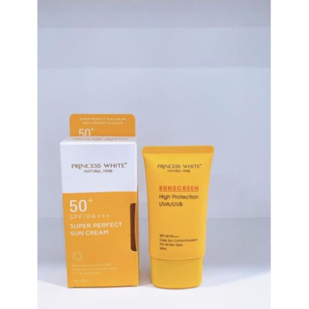 Kem Chống Nắng Princess White Sunscreen Date 2023