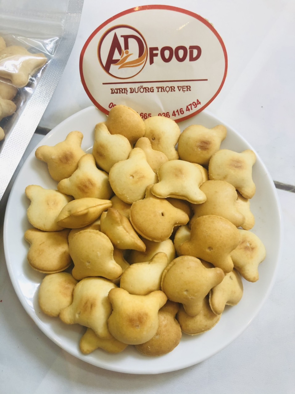 500g bánh gấu nhân kem vàng thơm ngon