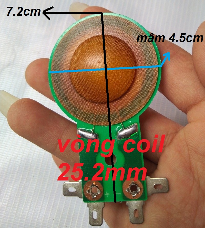 COIL LOA TREBLE 25.2MM - GIÁ 1 CÁI - CÔN LOA TREBLE KÈN